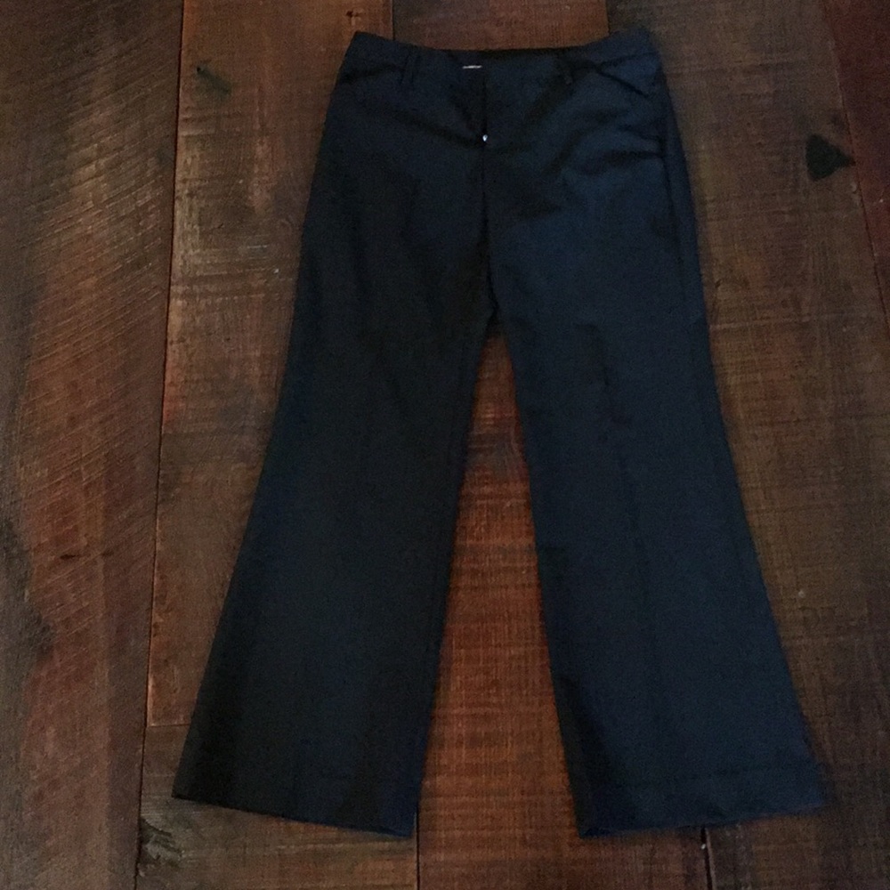 Black stretch trousers by Gap